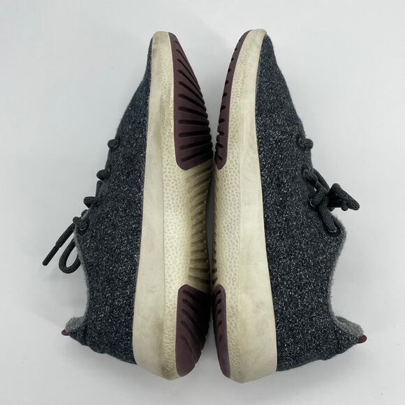 ALLBIRDS Mizzle Gray Knit Upper Wool Runners Lace Up Shoe Mens Size 11 Sneaker - Picture 5 of 8